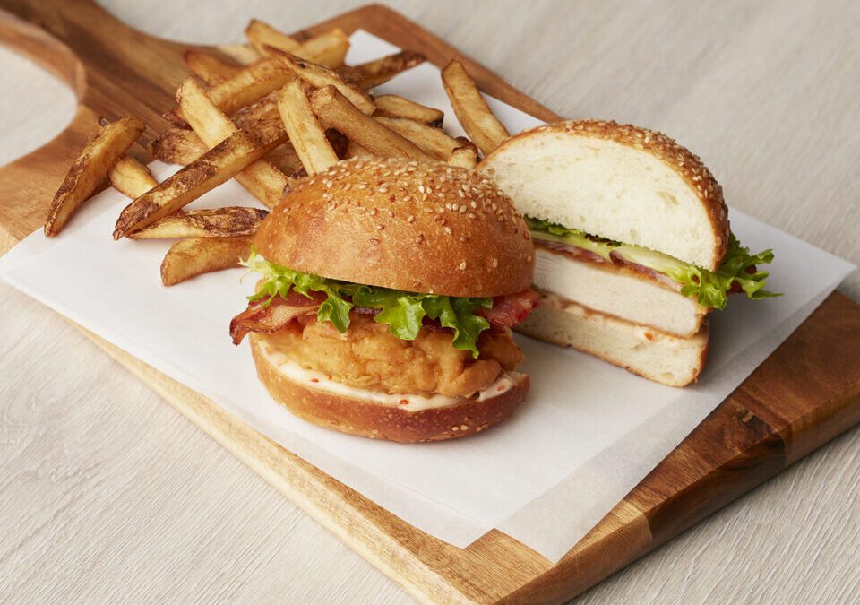 Cooked, Seasonned & Breaded Chicken Breast