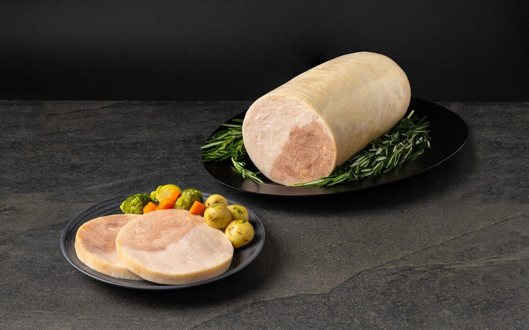 51169 Readyfoods White & Dark Turkey Roll – Frozen