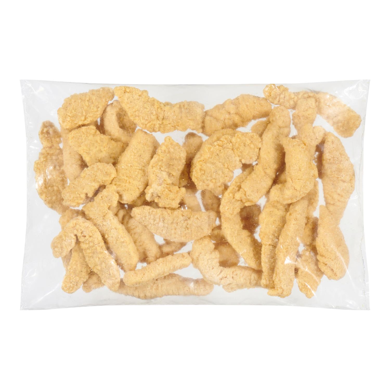 Breaded Chicken Strips in a bag